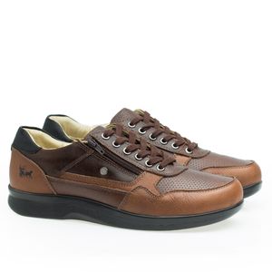 Sapato Casual Doctor Shoes Esporão Couro 3063 Marrom