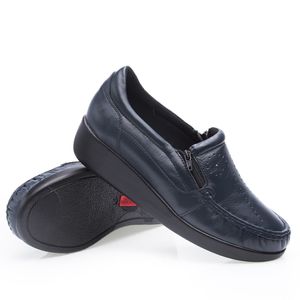 Mocassim Doctor Shoes Couro 200 Petróleo