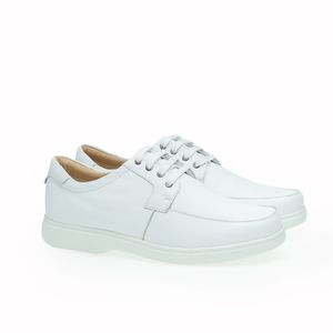 Sapato Casual Doctor Shoes Couro 414 Branco