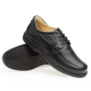 Sapato Casual Doctor Shoes Couro 414 Preto