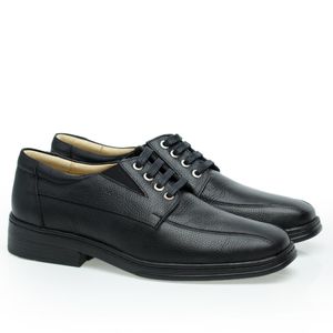 Sapato Casual Doctor Shoes Couro 918 Preto