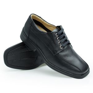 Sapato Casual Doctor Shoes Couro 918 Preto