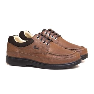 Sapato Casual Doctor Shoes Couro 417 Marrom