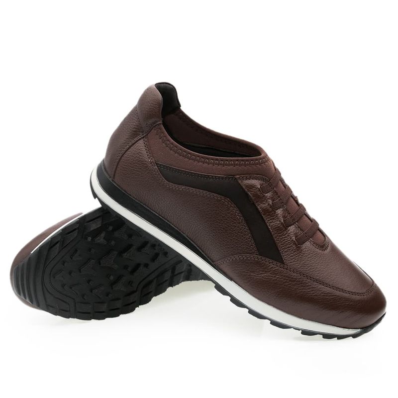 Sapatenis-Doctor-Shoes-Couro-4063--Elastico--Marrom