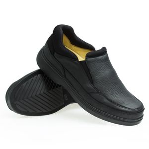 Sapato Casual Doctor Shoes Couro 418 Preto