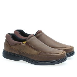 Sapato Casual Doctor Shoes Couro 418 Marrom