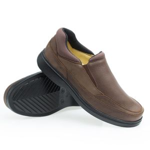 Sapato Casual Doctor Shoes Couro 418 Marrom