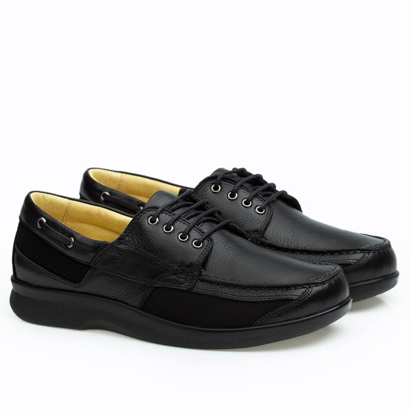 Sapato-Casual-Doctor-Shoes-Diabetico-Couro-3057-Preto