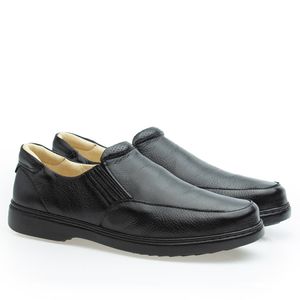 Sapato Casual Doctor Shoes Couro 410 Preto