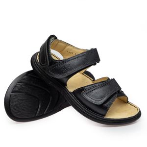 Sandália Doctor Shoes Couro 917301 Preto