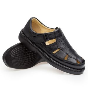 Sandália Doctor Shoes Couro 320 Preto