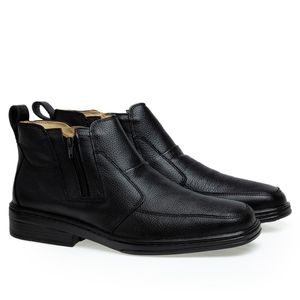 Bota Doctor Shoes Couro 916 Preto