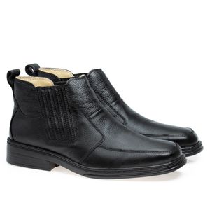 Bota Doctor Shoes Couro 915 Preto