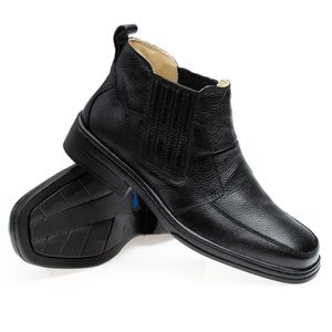 Bota Doctor Shoes Couro 915 Preto