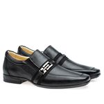 Sapato-Social-Doctor-Shoes-JOB-com-bolha-de-ar-Anti-Impacto-Couro-Floater-1745-Preto-Nobuck-Preto