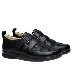 Sandália Doctor Shoes Esporão Couro 3069 Preto