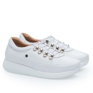 Tênis Doctor Shoes Couro 1401 Branco