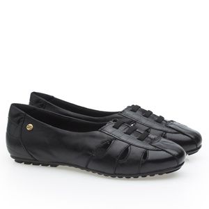 Sapatilha Doctor Shoes Couro 1178 (Elástico) Preto