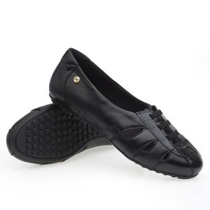 Sapatilha Doctor Shoes Couro 1178 (Elástico) Preto