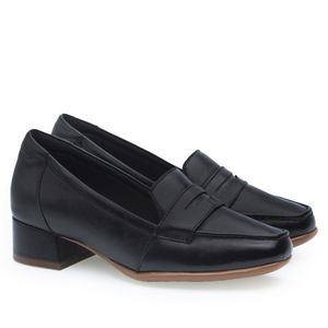 Mocassim Doctor Shoes Oxford Couro 1489 Preto