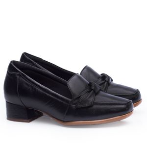 Mocassim Doctor Shoes Oxford Couro 1480 Preto