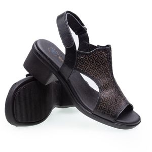 Sandália Doctor Shoes Couro 1565 Preto