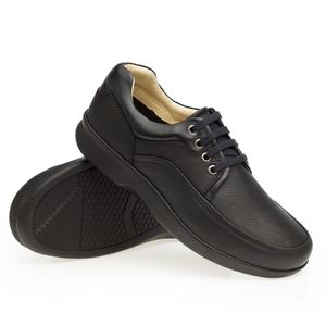 Sapato Casual Doctor Shoes Couro 3065 Preto