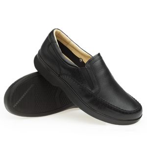 Sapato Casual Doctor Shoes Couro 3064 Preto