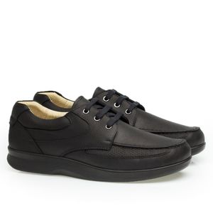 Sapato Casual Doctor Shoes Couro 3066 Preto