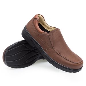 Sapato Casual Doctor Shoes Couro 5310 Marrom