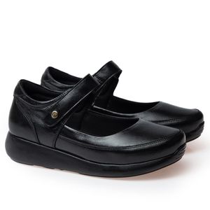 Sapato Casual Doctor Shoes Couro 1407 Preto