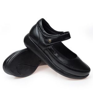 Sapato Casual Doctor Shoes Couro 1407 Preto