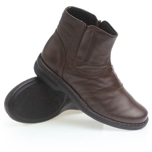 Bota Doctor Shoes Couro 373 Marrom