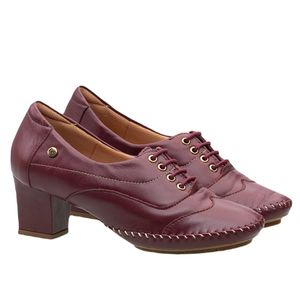 Sapato Salto Doctor Shoes Couro 790 Amora