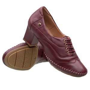 Sapato Salto Doctor Shoes Couro 790 Amora