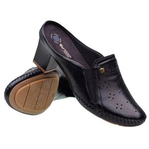 Sapato Salto Doctor Shoes Couro 799 Preto