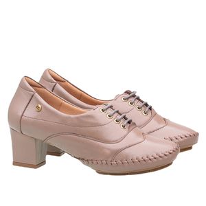 Sapato Salto Doctor Shoes Couro 790 Fendy