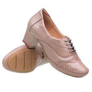 Sapato Salto Doctor Shoes Couro 790 Fendy