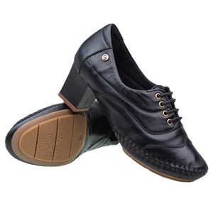 Sapato Salto Doctor Shoes Couro 790 Preto