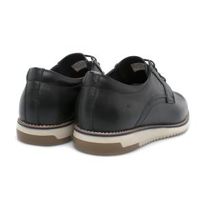 Casual Doctor Shoes Couro 54695 (Elástico) Preto