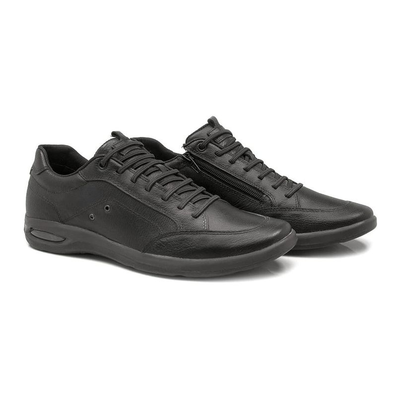 Tenis-Doctor-Shoes-Couro-47921--Elastico--Preto