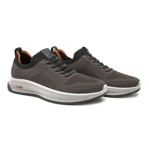 Tênis Doctor Shoes Knit 60810 (Elástico) Jaguar/Pto/Laranja