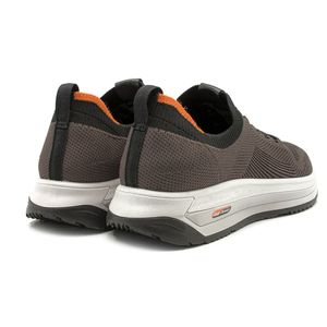 Tênis Doctor Shoes Knit 60810 (Elástico) Jaguar/Pto/Laranja