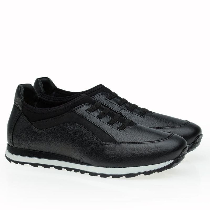 Tenis-Doctor-Shoes-Couro-4063--Elastico--Preto