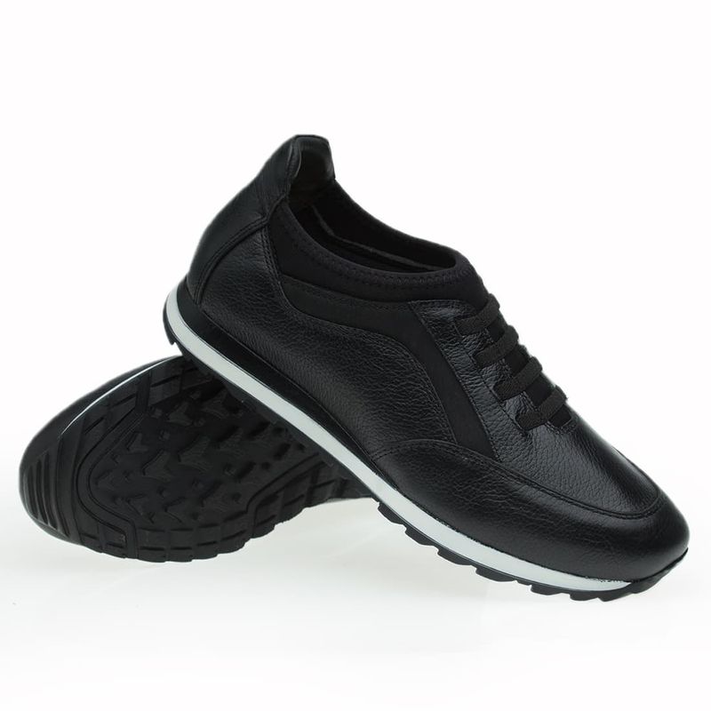 Tenis-Doctor-Shoes-Couro-4063--Elastico--Preto