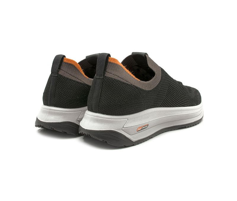 Tenis-Doctor-Shoes-Knit-60810--Elastico--Preto-Jaguar-Laranja