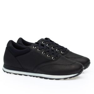 Tênis Doctor Shoes Couro 4060 Preto