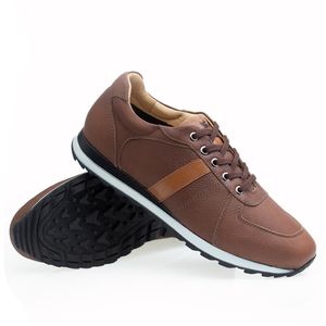 Tênis Doctor Shoes Couro 4061 Café/Ambar
