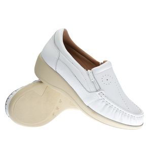 Mocassim Doctor Shoes Couro 200 Branco