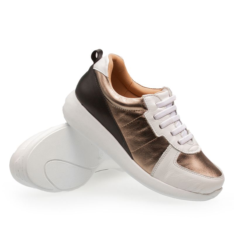Tenis-Doctor-Shoes-Couro-1403--Elastico--Branco-Prata-Velho-Preto